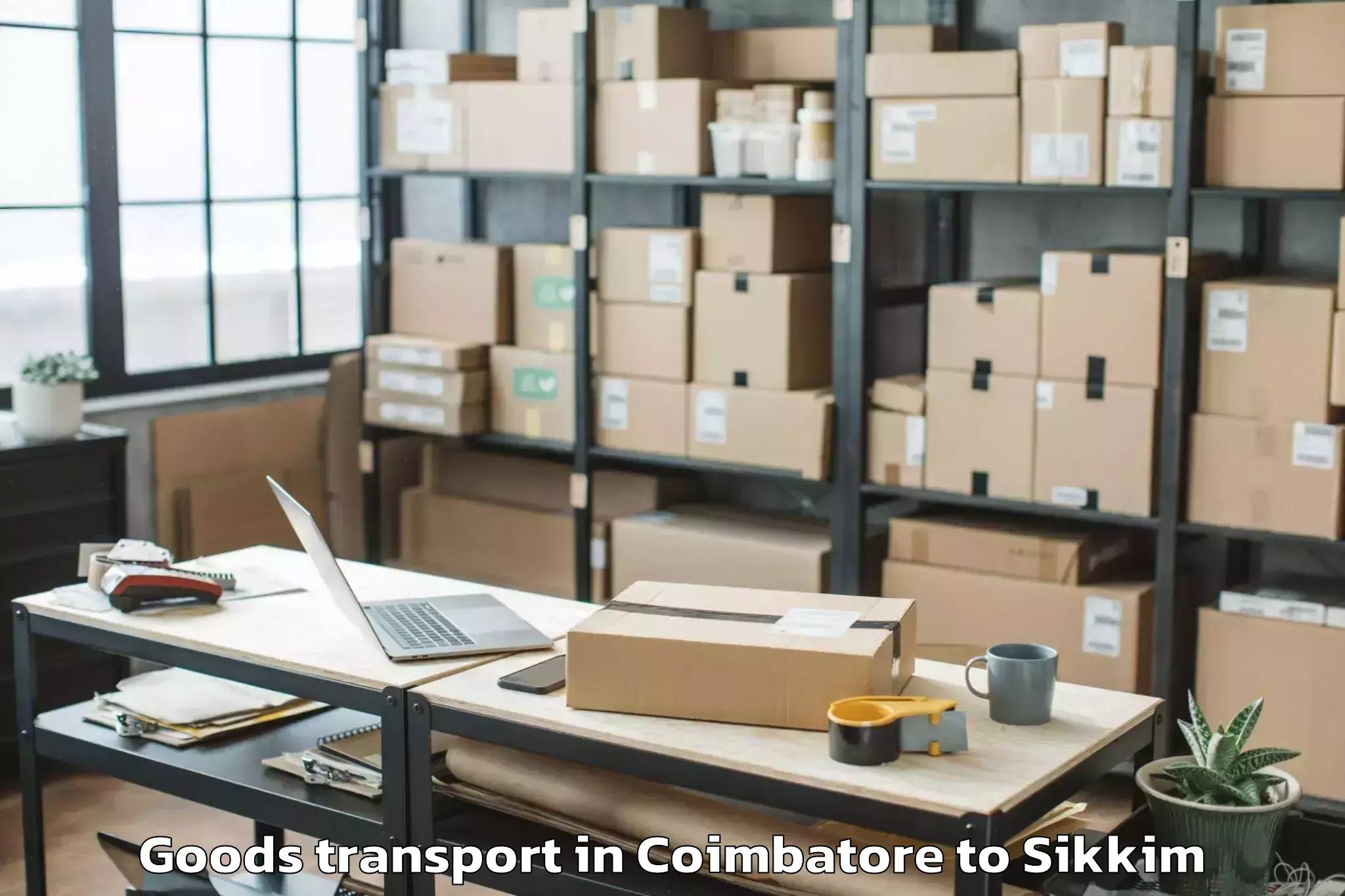 Top Coimbatore to Rangpo Goods Transport Available